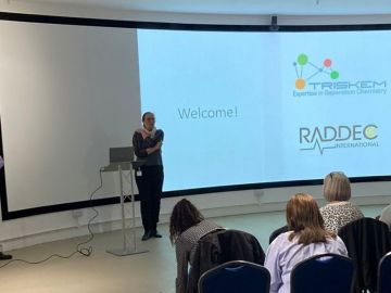 The presentation from our joint Raddec/Triskem workshop are now available online on our website:...