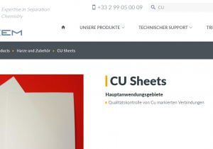 CU Sheets erhältlich!